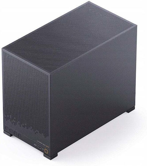 Jonsbo D32 STD Геймърска Мини Кула Компютърна Кутия с Страничен Прозорец Черна