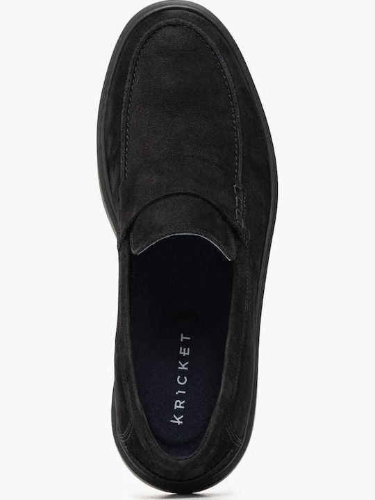 Men's Leather Loafers Black