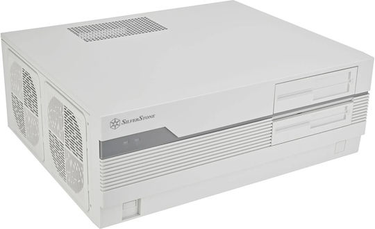Silverstone SST-FLP01W Home Theater Κουτί Υπολογιστή Λευκό