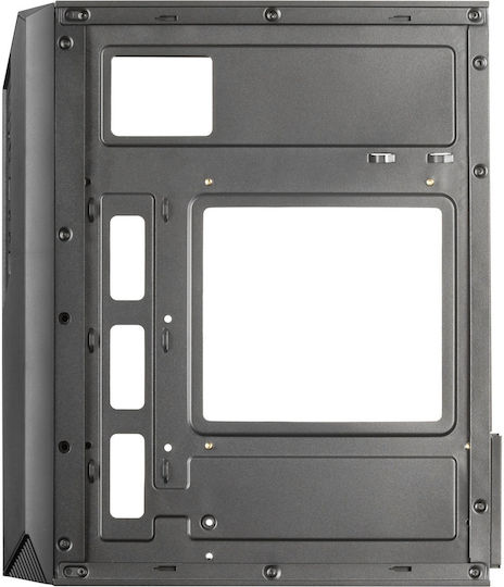 Mars Gaming MC-S1 Gaming Mini-Turm Computergehäuse mit RGB-Beleuchtung Schwarz