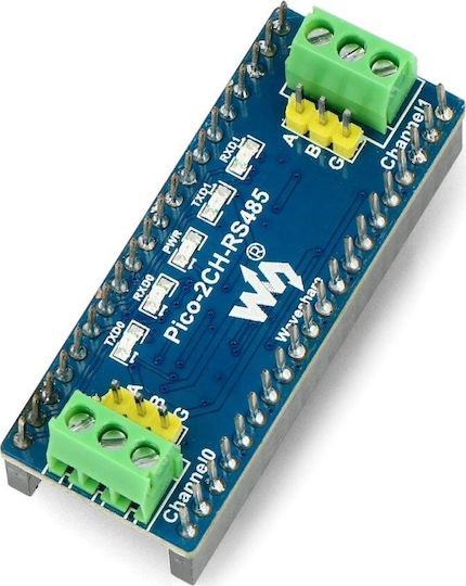 Waveshare 2-Channel RS485 Module for Raspberry Pi Pico, SP3485 Transceiver, UART To RS485 19717