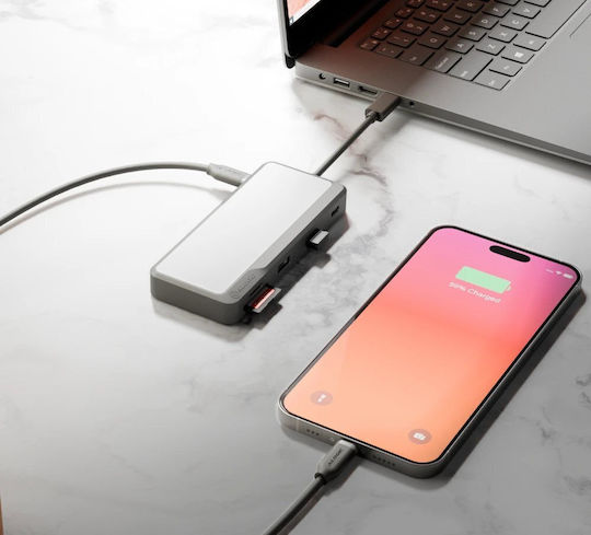 Alogic Fusion USB-C Docking Station με HDMI 4K PD Ethernet Μαύρο