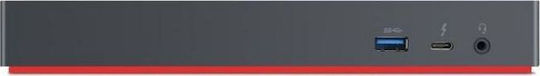 Lenovo ThinkPad Dock / Thunderbolt 3 / USB-C Docking Station με HDMI/DisplayPort 4K Ethernet Μαύρο