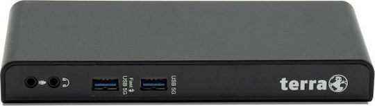 Terra Wortmann AG 732 USB-A Stație de andocare cu HDMI 4K PD Ethernet Negru