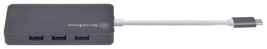 Silverstone USB-C Docking Station mit HDMI Gray (SST-EP14C)