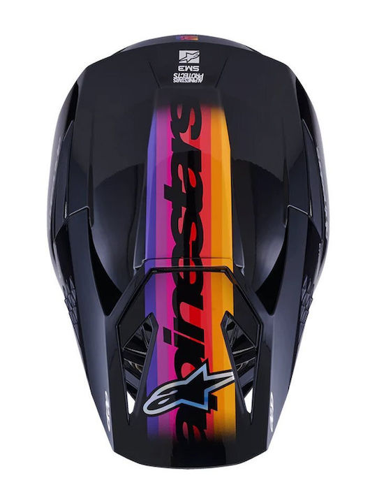 Alpinestars S-M3 Force Мотоциклетна каска Мотокрос DOT / ECE 22.06 1430гр