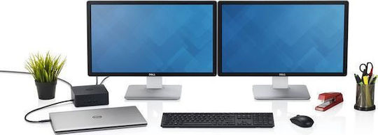 Dell TB16 Dock / Thunderbolt 3 Docking Station with HDMI/DisplayPort Ethernet Black