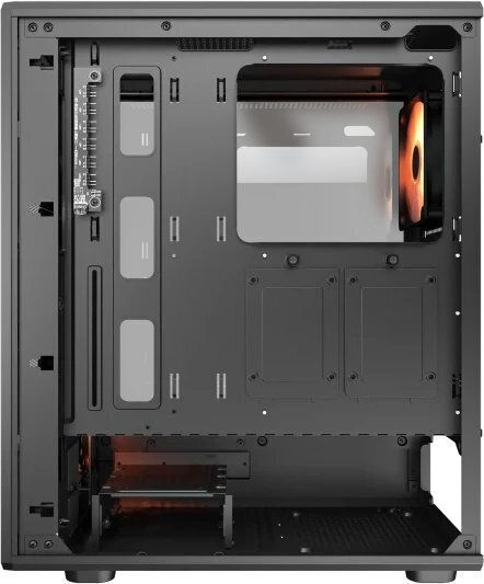Cougar Airface Pure PRO Gaming Midi Tower Κουτί Υπολογιστή με ARGB Φωτισμό Μαύρο