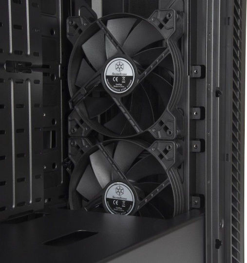 Silverstone Seta Q1 Midi Tower Κουτί Υπολογιστή Μαύρο