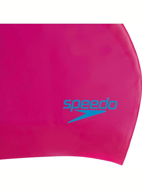 Speedo Long Hair Cap Σκουφάκι Κολύμβησης Παιδικό από Σιλικόνη Φούξια