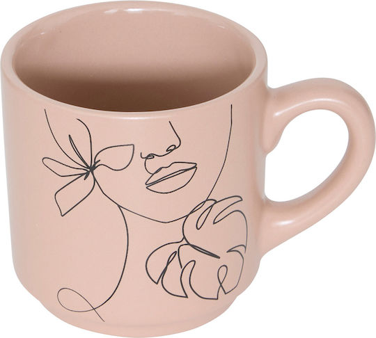 Becher Keramik Mehrfarbig 120ml 4Stück