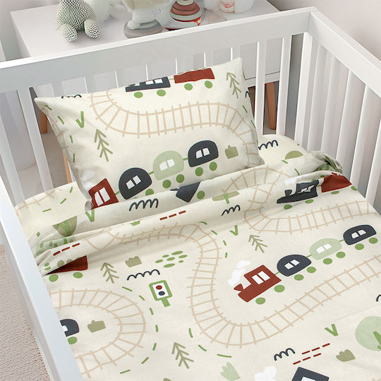 Lino Home Подредба Бежови 120x180см Детски Чаршафи