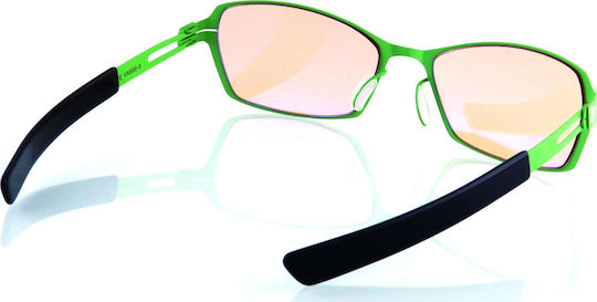 Arozzi Gaming-Brille Visione Vx-500 Grün Grün-schwarze Gestelle Bernsteinfarbene Gläser
