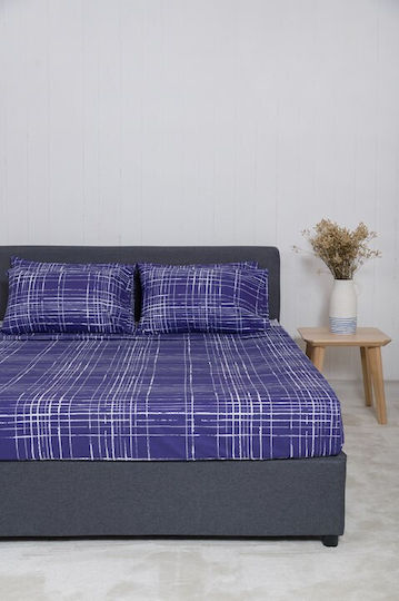 Naf Naf Summit Σετ King Size 4τμχ 240x270εκ. με Λάστιχο Pacific Blue Naf Naf Summit Σετ King Size 4τμχ 240x270εκ. με Λάστιχο Pacific Blue