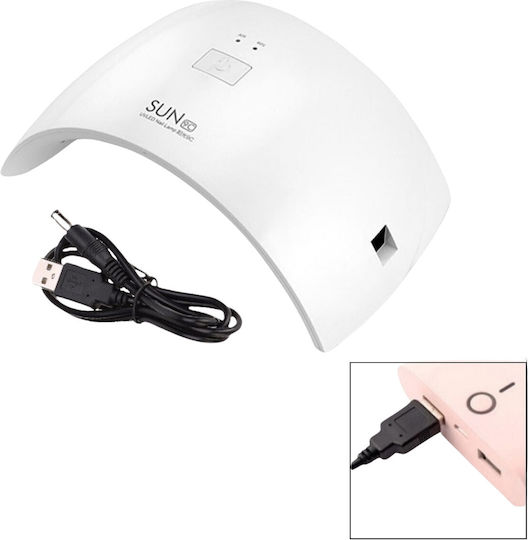 Uncle George Nail Polish Curing Lamp UV / LED 24W White