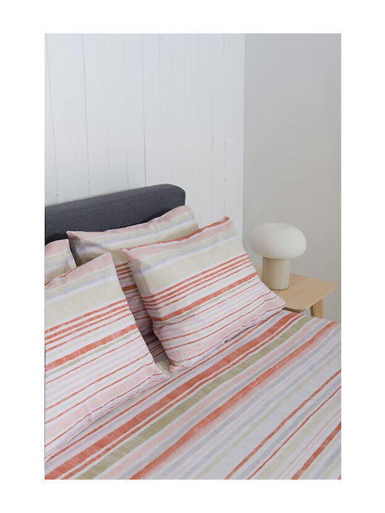 Naf Naf Sheet Sets King Size 270x280cm. Summit Red 4pcs