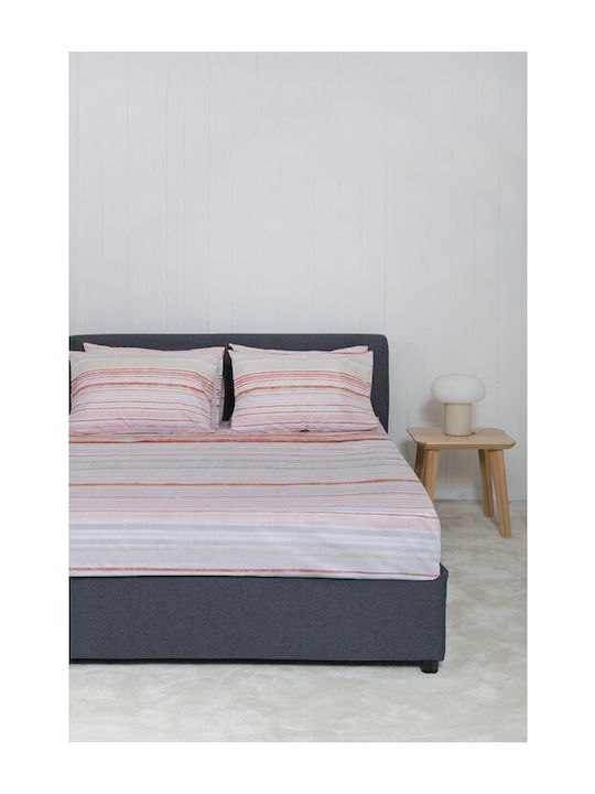 Naf Naf Sheet Sets King Size 270x280cm. Summit Red 4pcs
