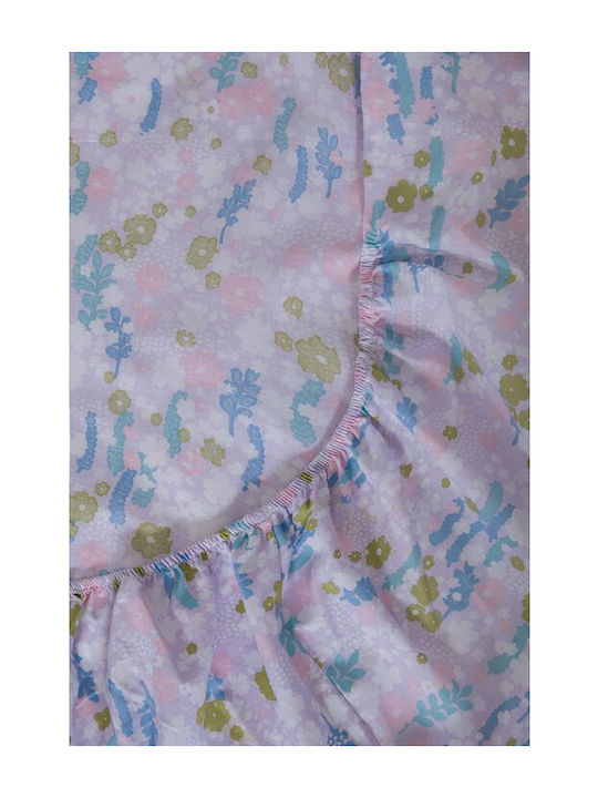 Naf Naf Summit Σετ Σεντόνια King Size με Λάστιχο 240x270εκ. Lilac (4τμχ)