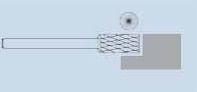 Klingspor Router Hf 100 C Carbură 3 X 38mm 295483