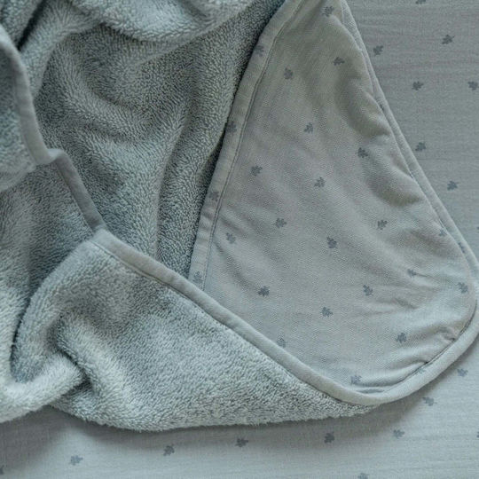 Little Dutch Κάλυμμα Αλλαξιέρας Pure από Ύφασμα Pure Denim Blue 70x50cm