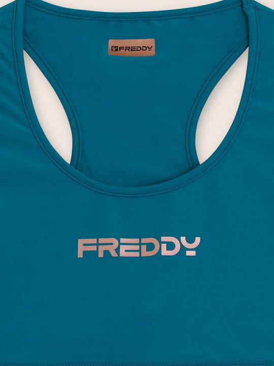 Women's Sports Bra without Padding Petrol Blue