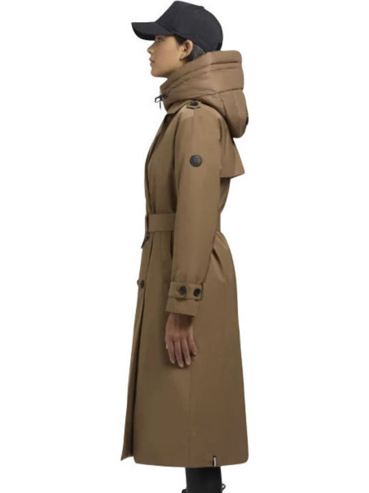 Damen Beige Mantel