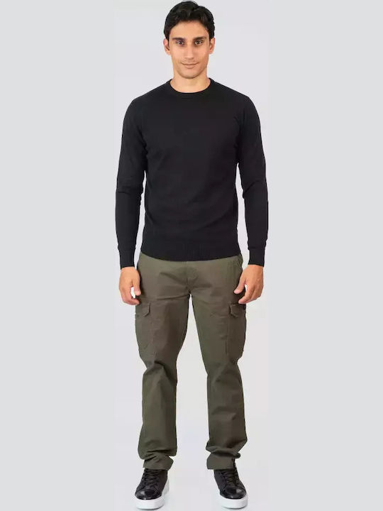 Langarm Schwarz Pullover