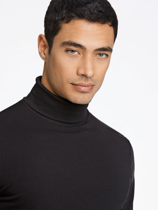 Long Sleeve Blouse Black