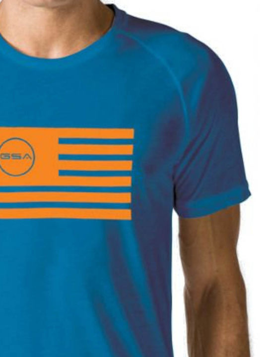 Superlogo Tricou Sport Albastru Deschis