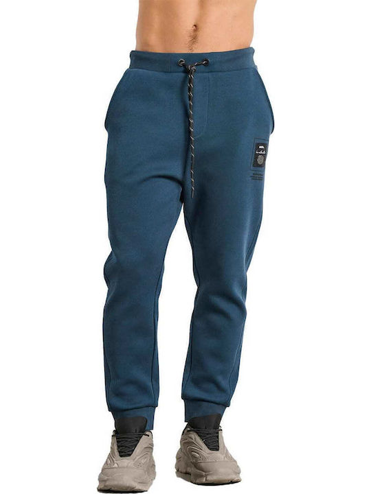 Authentic Sweatpants with Elastic Ocean