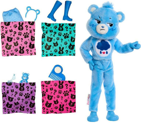 Barbie Cutie Reveal Care Bears Surprise Set Grumpy Bear Jcn96