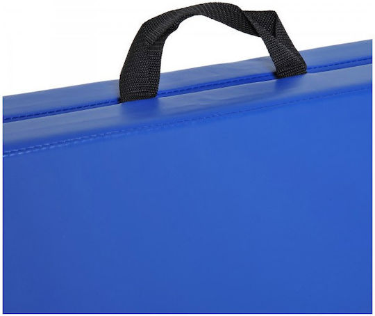 HomCom Klappbare Trainingsmatte Für Kunstturnen Blau (180x60x5cm)