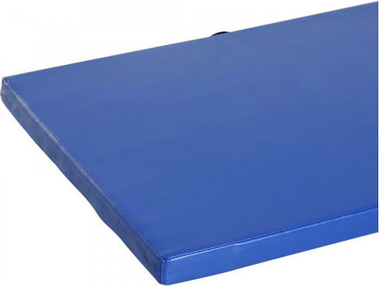 HomCom Klappbare Trainingsmatte Für Kunstturnen Blau (180x60x5cm)