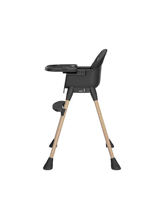 Lorelli Vanilla Baby Highchair 3 in 1 With Adjustable Height Black