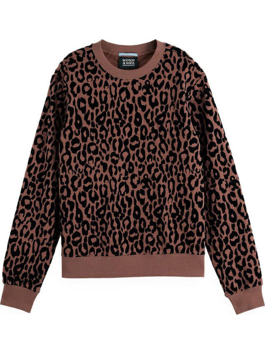 Flock Artwork Дамски Суитшърт Leopard