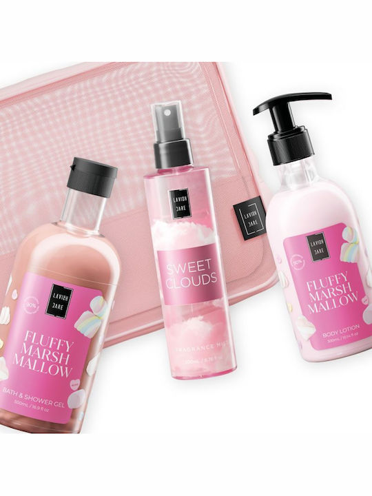 Lavish Care Fluffy Marshmallow Комплект за грижа за хидратация и почистване на тялото Lavish Care Fluffy Marshmallow Комплект за грижа за хидратация и почистване на тялото