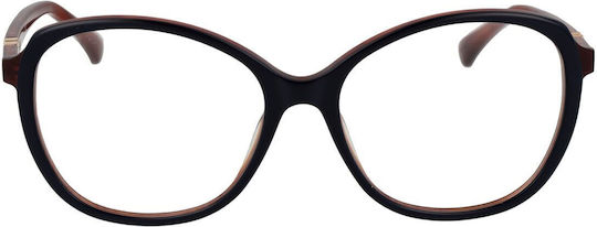 Max Mara Plastic Eyeglass Frame Brown MM 5052 092