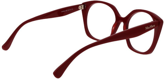 Max Mara Plastic Eyeglass Frame Red MM 5082 066
