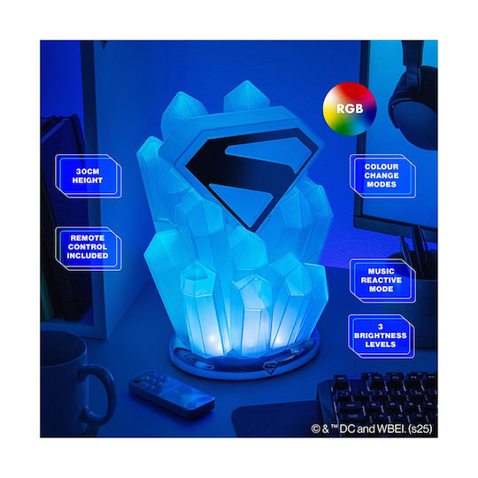 Paladone Dc Superman Fortress Solitude Light Pp14840smt 5056577759310