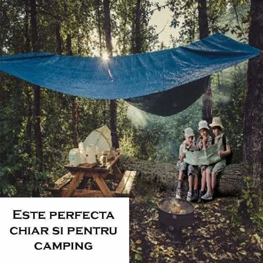 Waterproof Tarpaulin 4x3m. Blue