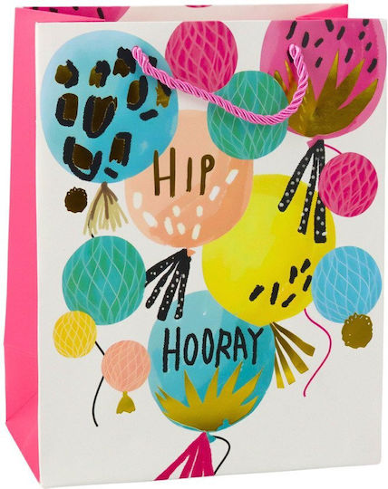 Lean Toys Paper Bag for Gift Multicolored 23x10.5x18cm.