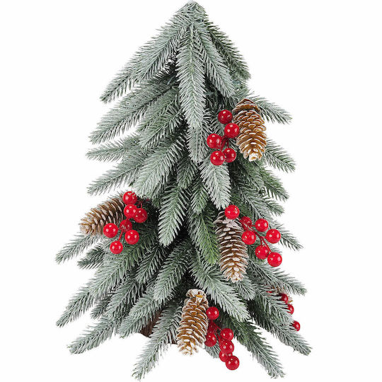 Decorațiune de Crăciun Plastic Braduleț Morus Aspect natural 40cm. Verde