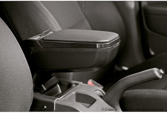 Rati Armster Car Leather Armrest for Volkswagen Caddy 20+ Black