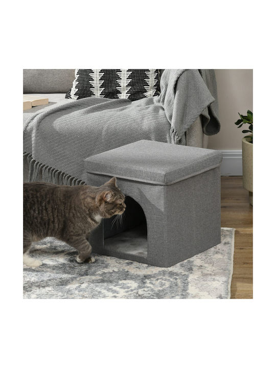 Pawhut Γάτας Ονυχοδρόμιο Γκρι Οροφής 36.5x36.5x36.5εκ.