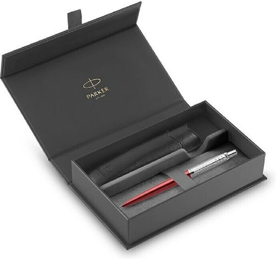 Parker Jotter Core Kensington Red Ct Ballpen Black Pouch 3501179305301 Nibs Fine