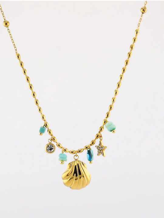 Eluna Gold Plated Necklace