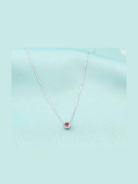Sorelly Halskette aus Weißgold 14K Sorelly Halskette aus Weißgold 14K