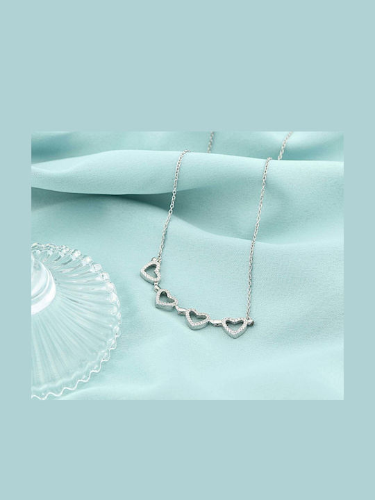 Sorelly Necklace with design Heart from Silver