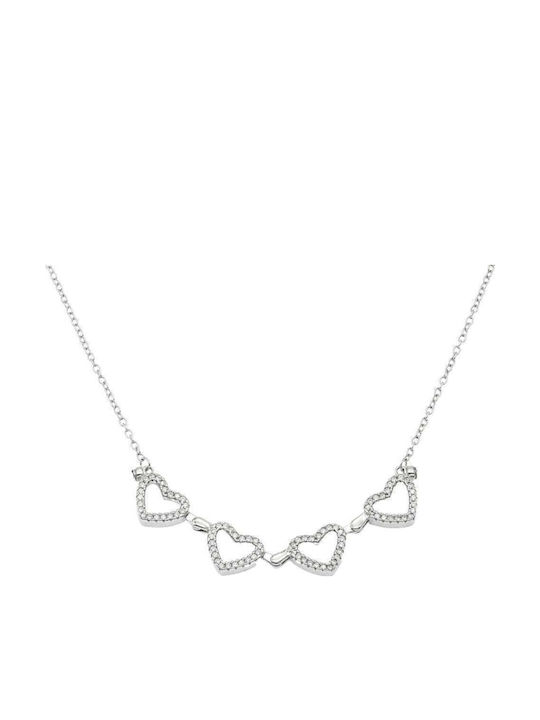 Sorelly Necklace with design Heart from Silver