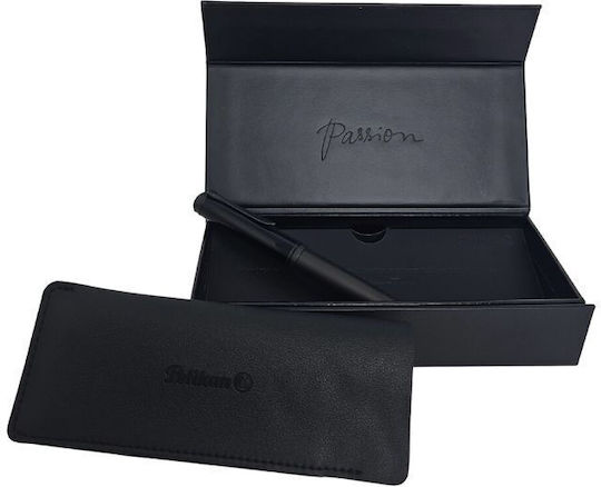 Pelikan Souveran M805 Πένα Γραφής Μαύρη με Μαύρο Μελάνι